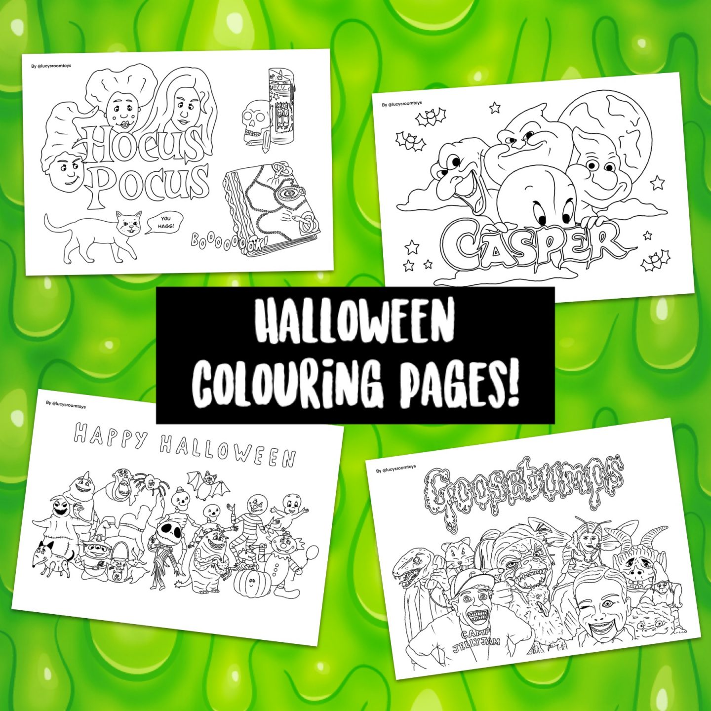 Halloween Colouring Pages!
