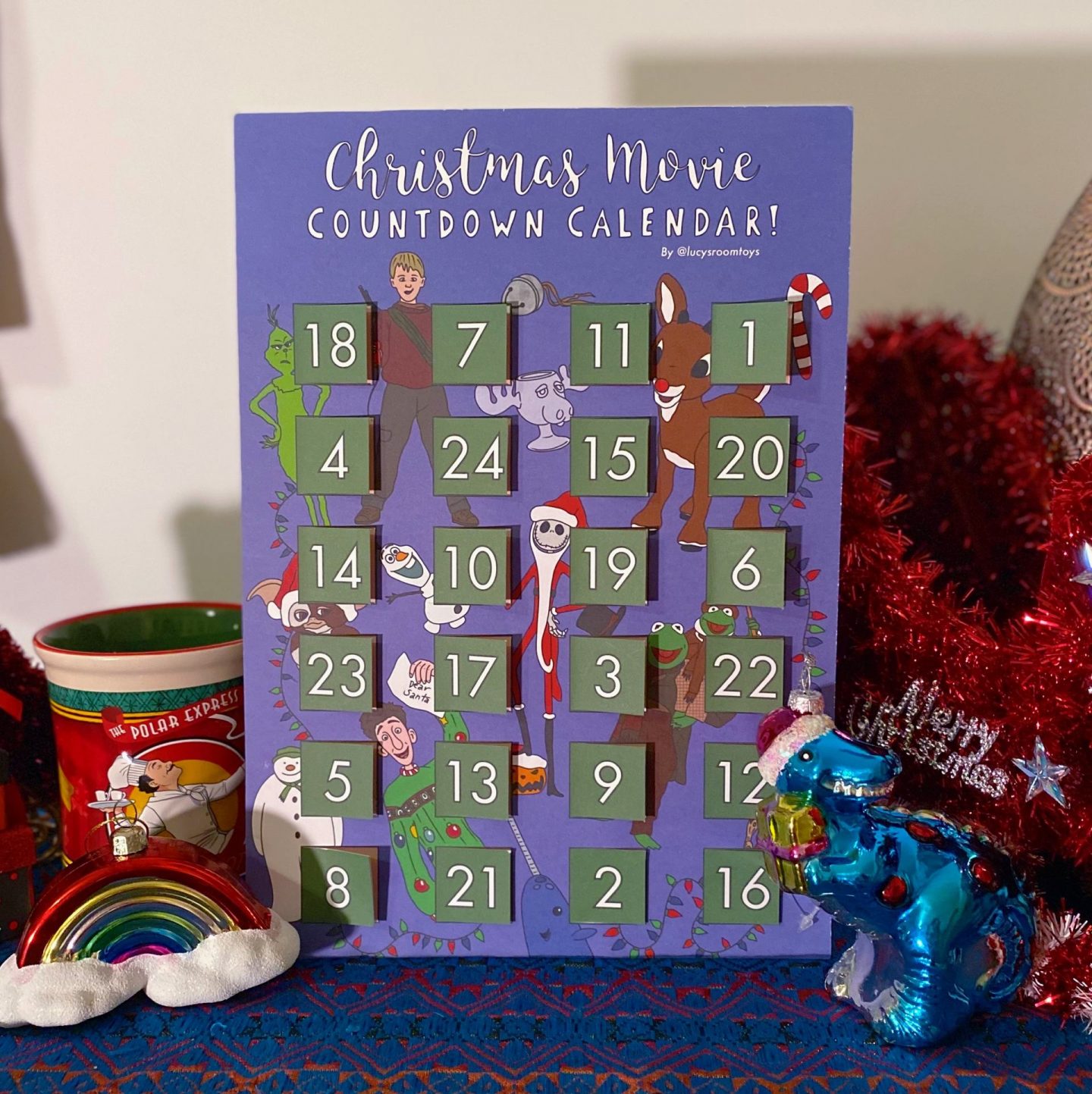 Christmas Movie Countdown Calendar (Updated Version)
